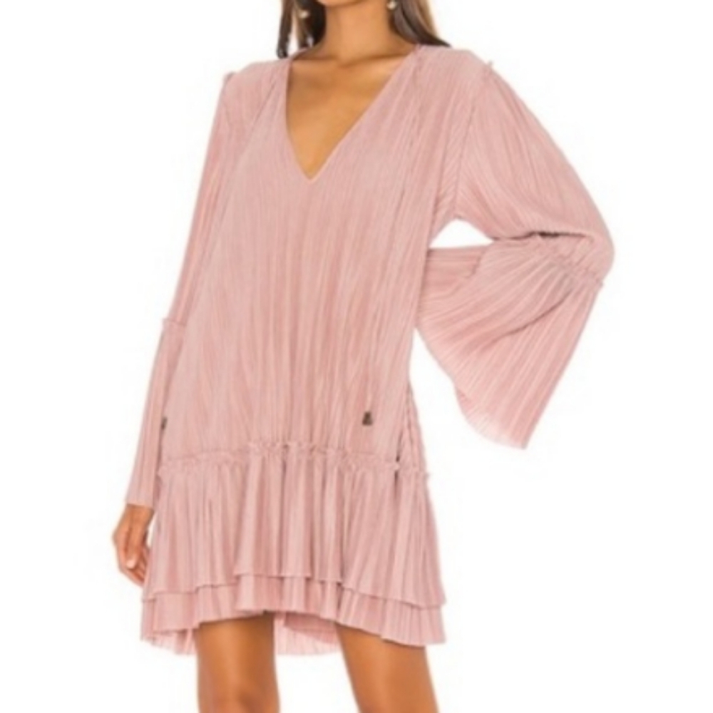 Free People Pink Flowy Dress